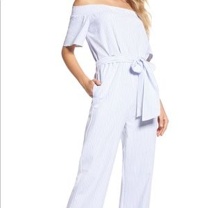Off the shoulder jumpsuit